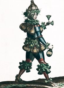 A fogadós, allegorikus jelmeztervezés